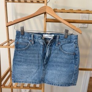 Aritzia Blue Denim Skirt